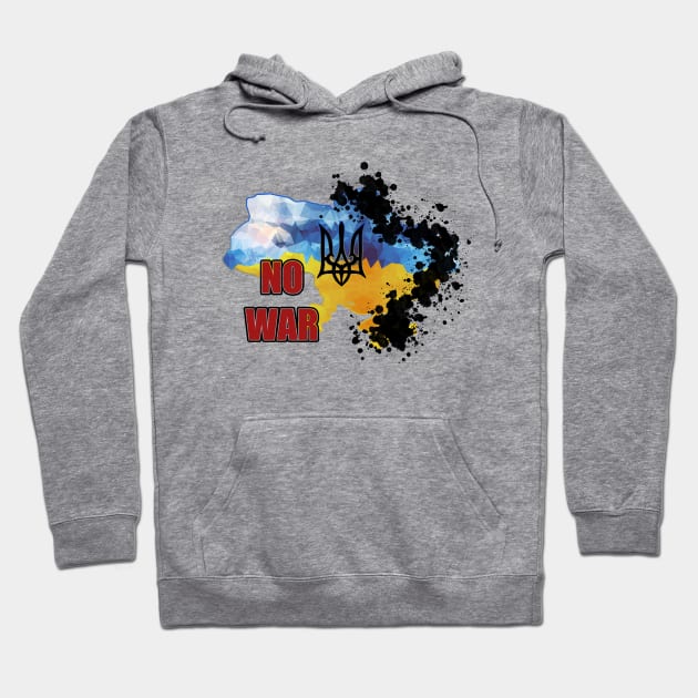 NO WAR IN UKRAINE Hoodie by CB_design